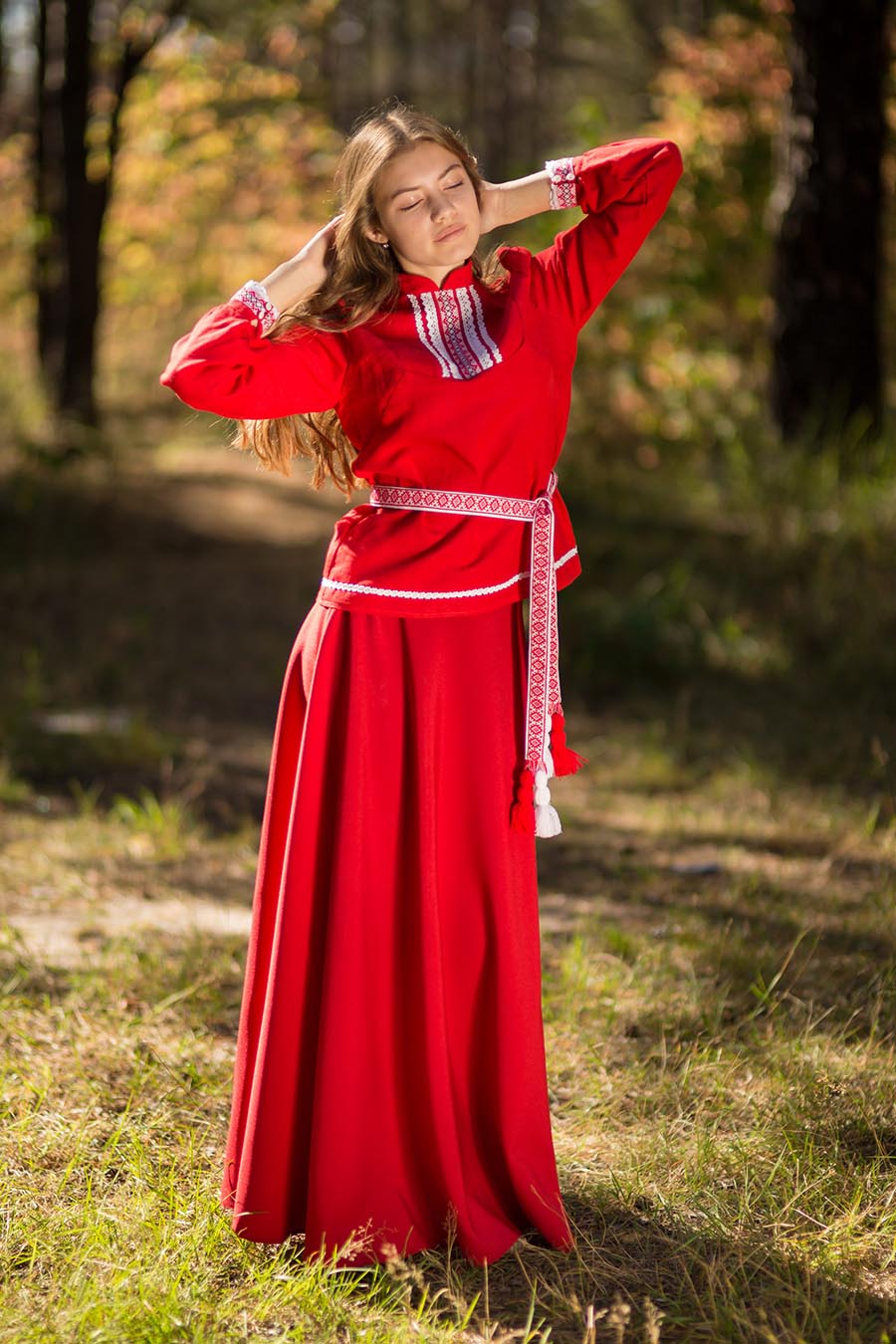 Underwear Women in Slavic costumes in Pohang
